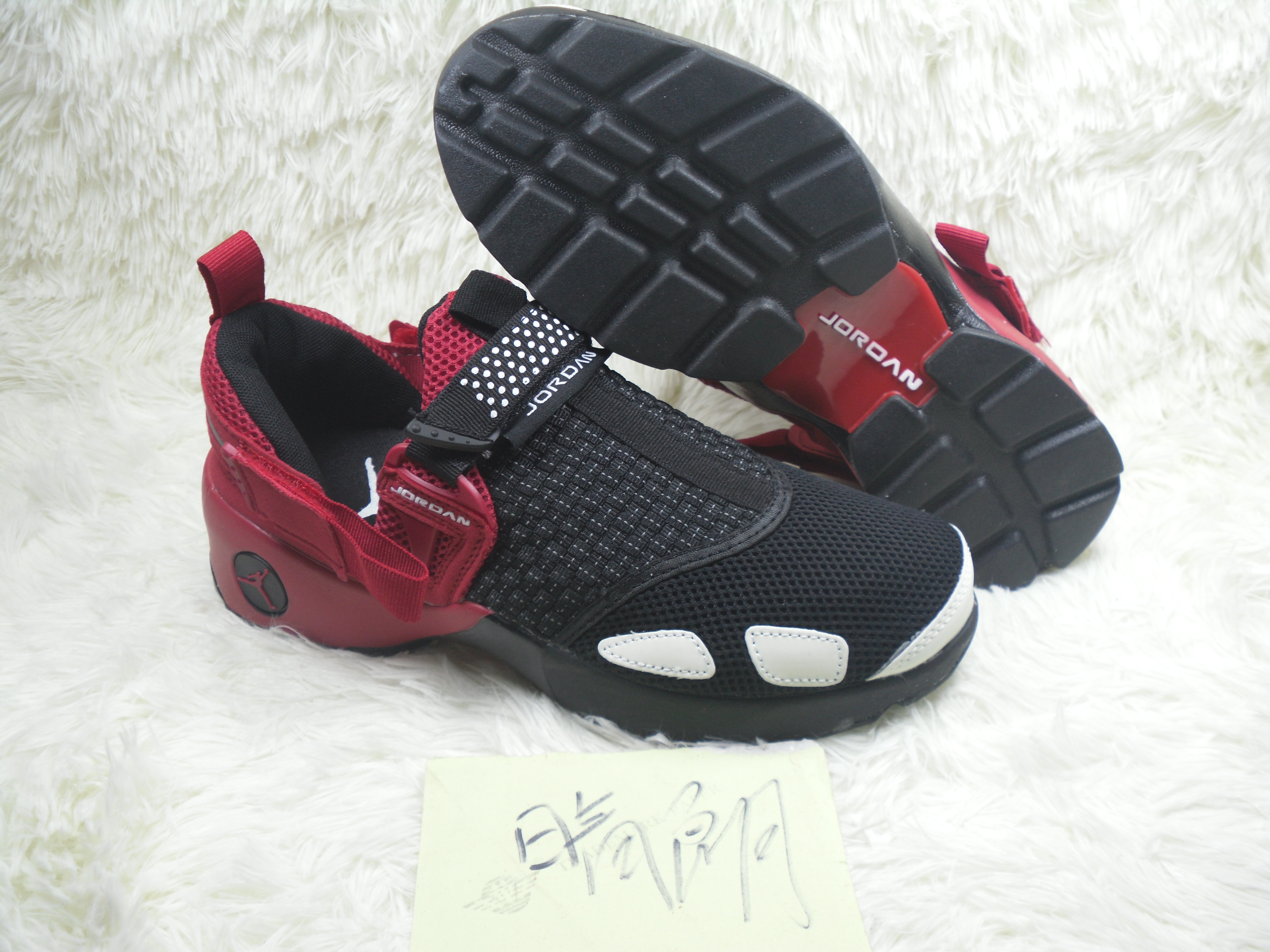 Jordan Trainer 3 Black Red White Running Shoes - Click Image to Close